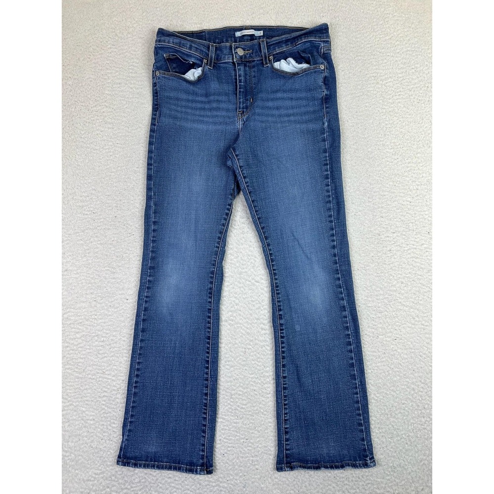 Levi's Jeans Womens 8 Blue Classic Bootcut Denim Five Pocket Mid Wash Zip Fly